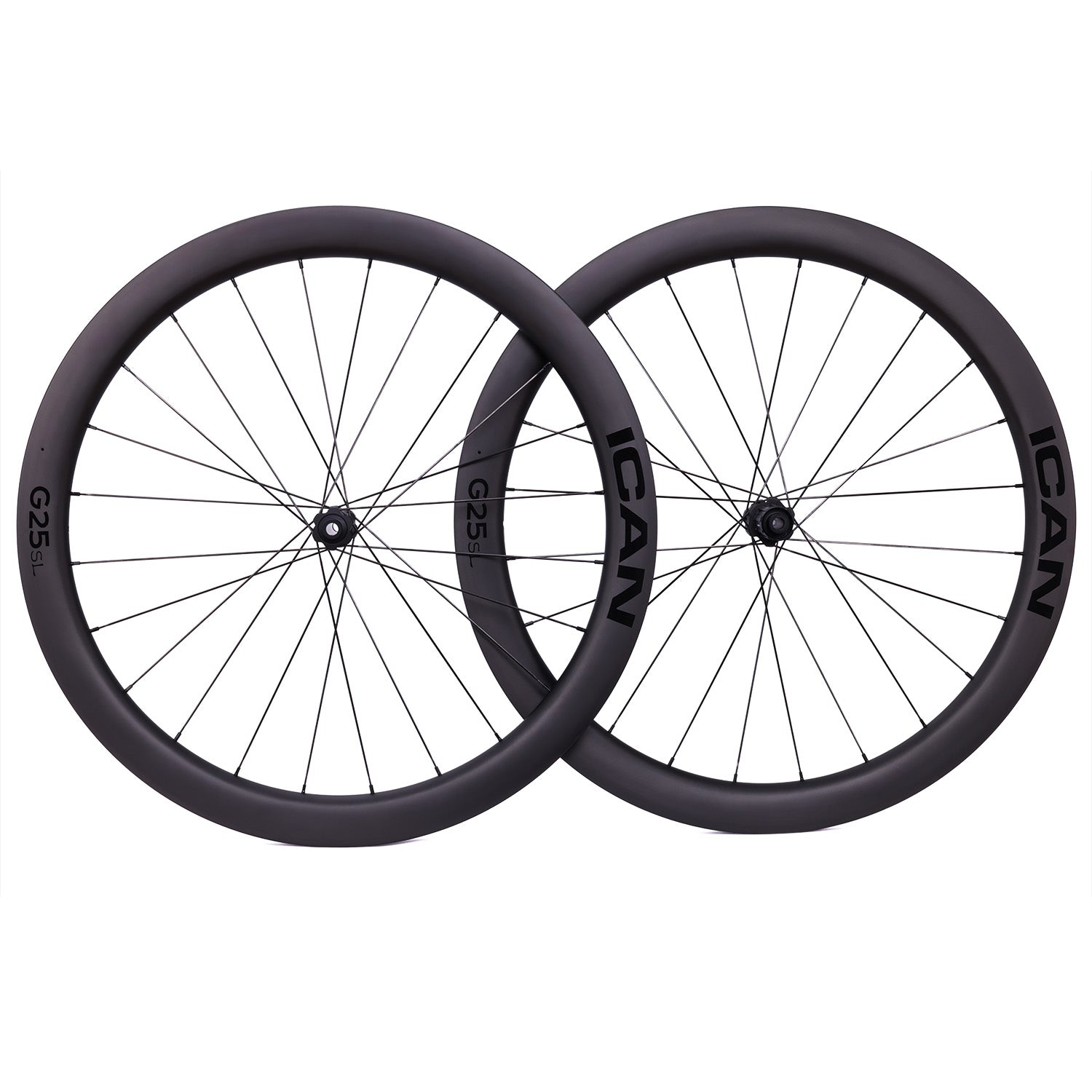 ICAN 700C G25 SL gravel wheels with DT Swiss hubs weight 1368g only
