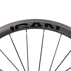 ICAN Alpha 40 rim brake wheels CN spokes