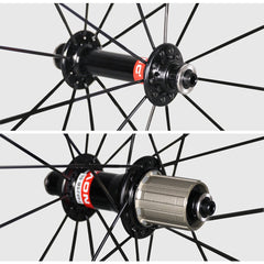 Alpha pro rim brake wheels with Novatec hubs