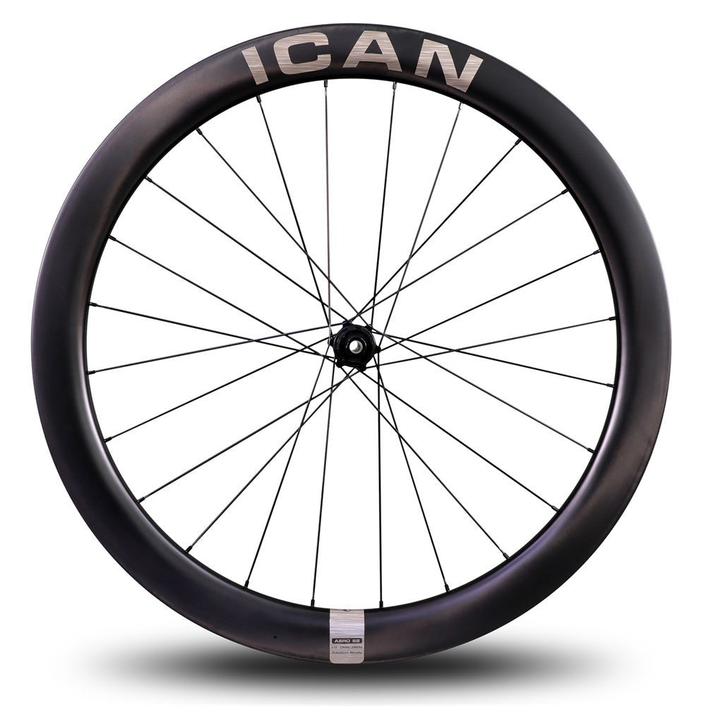 ICAN Carbon Disc Road Bike Wheels AERO 52Disc 21mm Inner Width