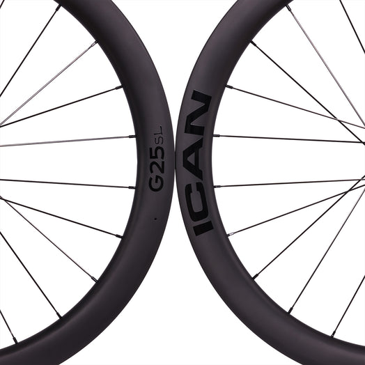 ICAN 700C G25 SL gravel wheels lighter weight