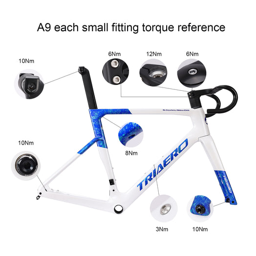 ICAN A9 UCI ROAD BIKE DISC FRAME TORQUE