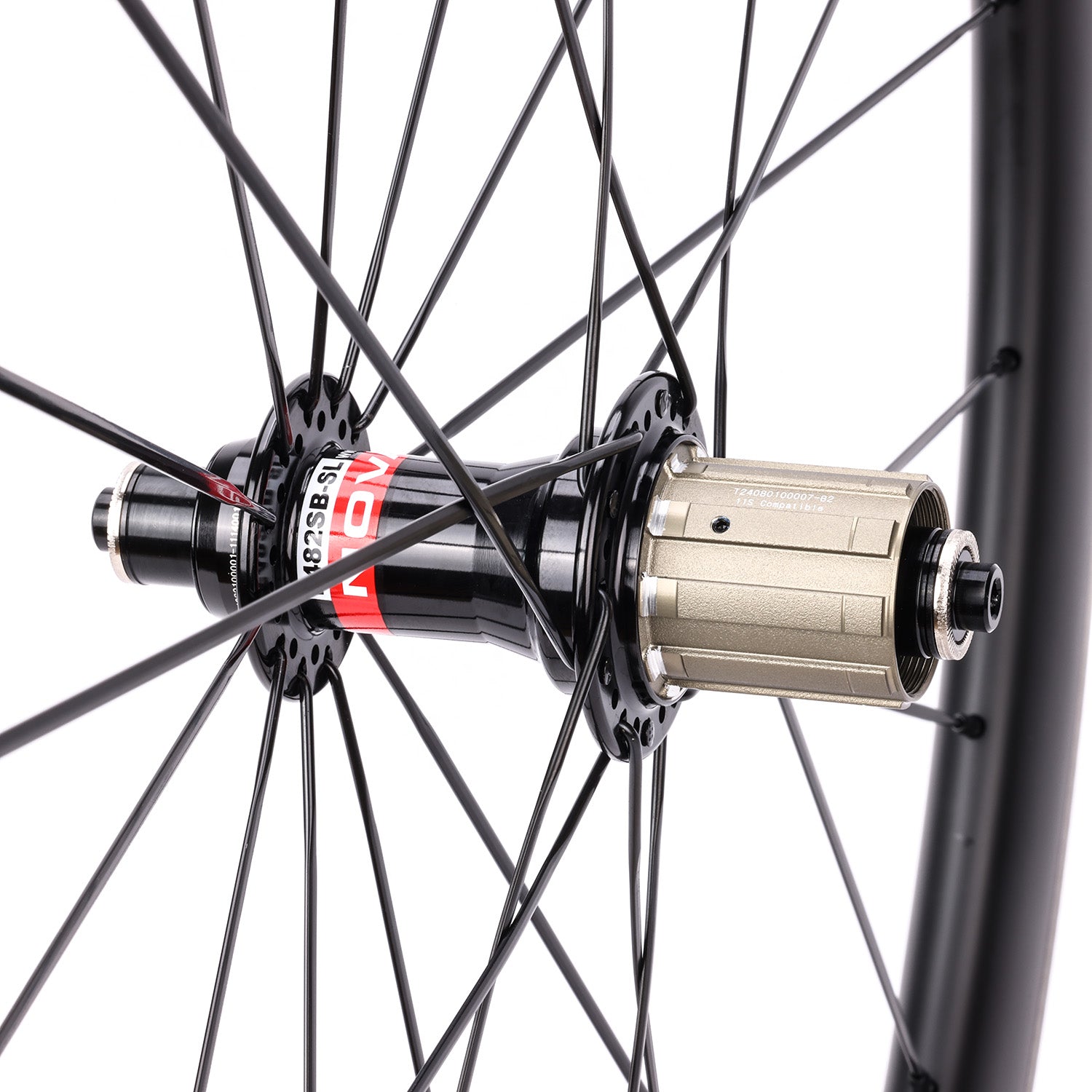 ICAN Alpha 40 rim brake wheels CN spokes