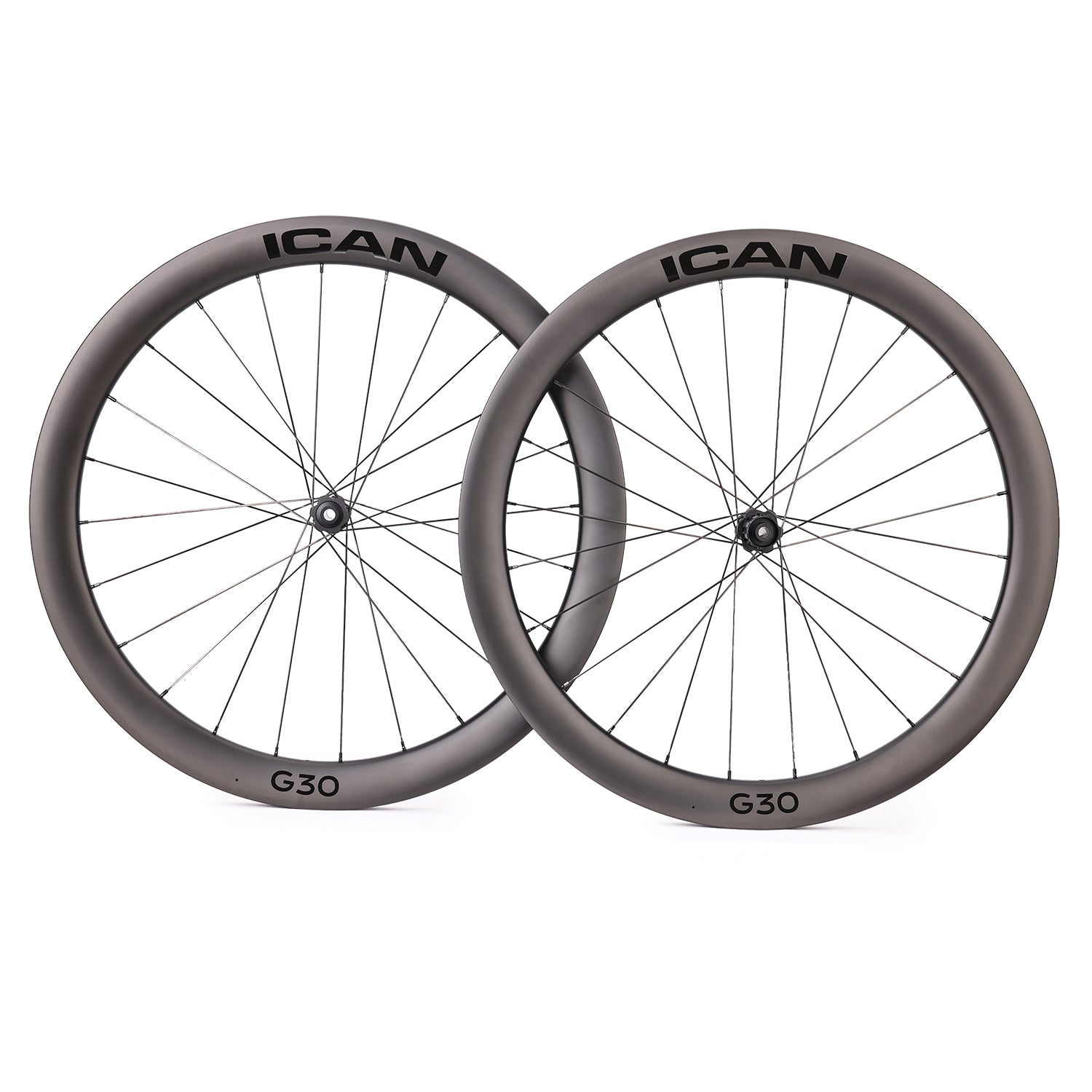 ICAN G30 gravel wheels with 36T ratchet system DT Swiss hubs