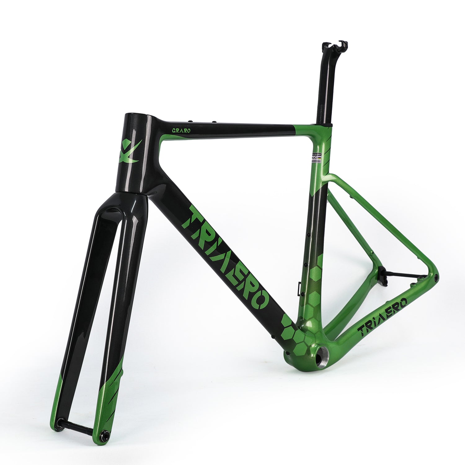 ICAN Graro UCI gravel bike frame without bolts