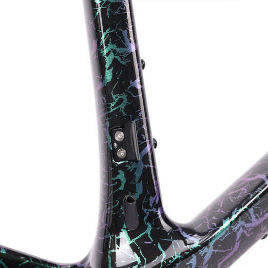 ICAN Graro UCI gravel bike frame without bolts 0mm offset seat post
