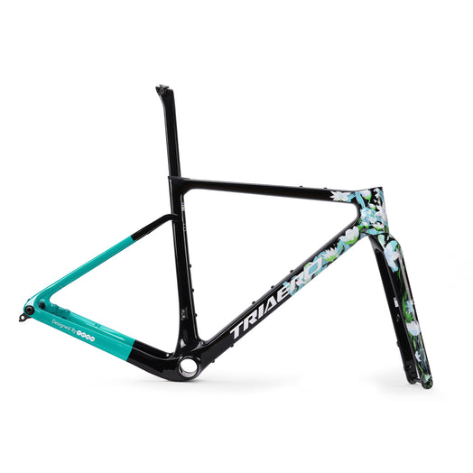 ICAN Graro UCI gravel bike frame without bolts 0mm offset seat post