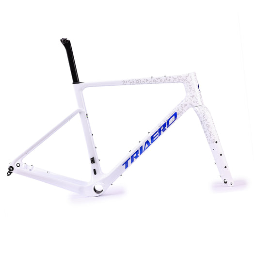 ICAN Graro UCI gravel bike frame without bolts 0mm offset seat post