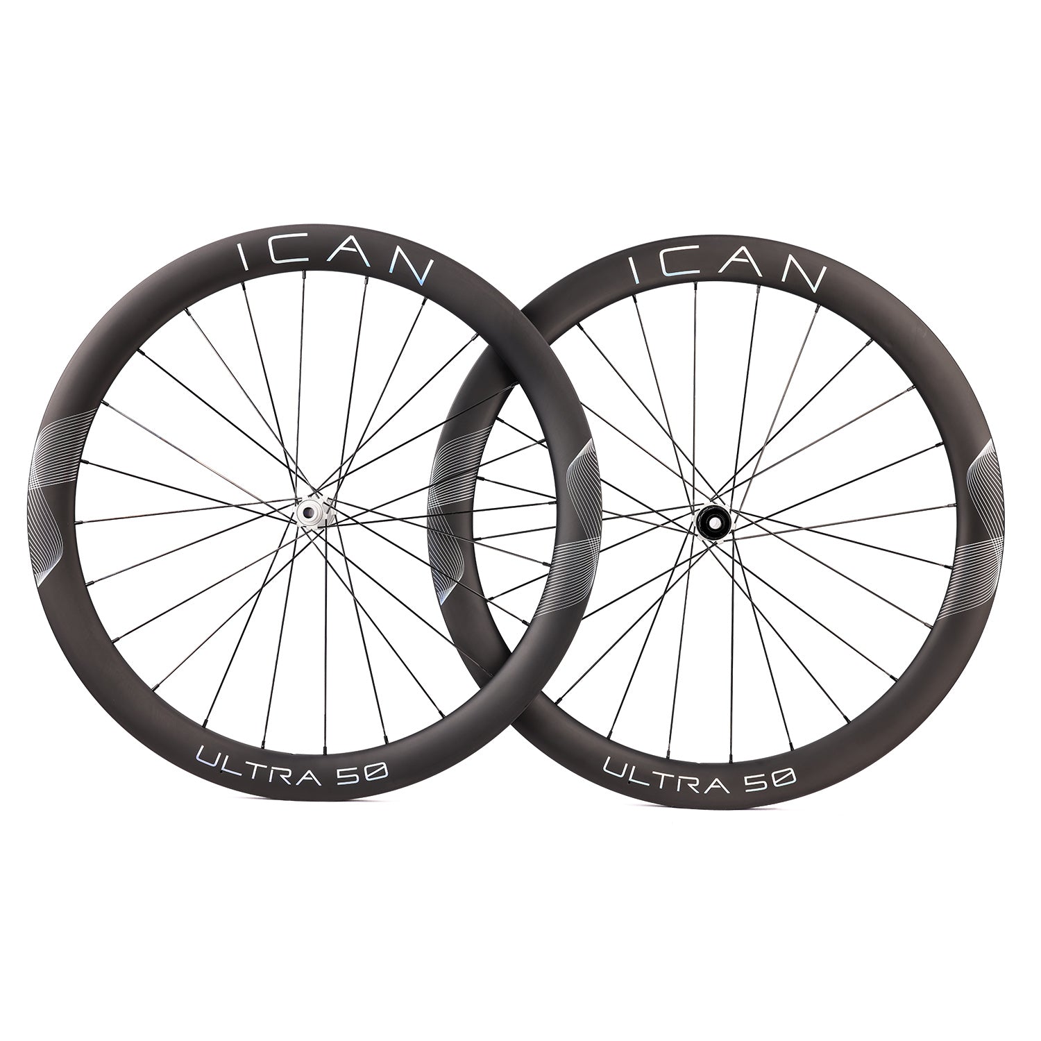 ICAN UTRA 50 disc road bike wheels with ceramic bearings