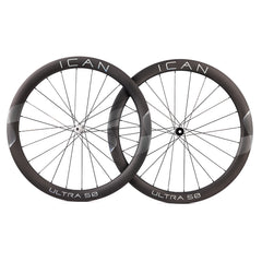 ICAN UTRA 50 disc road bike wheels with ceramic bearings