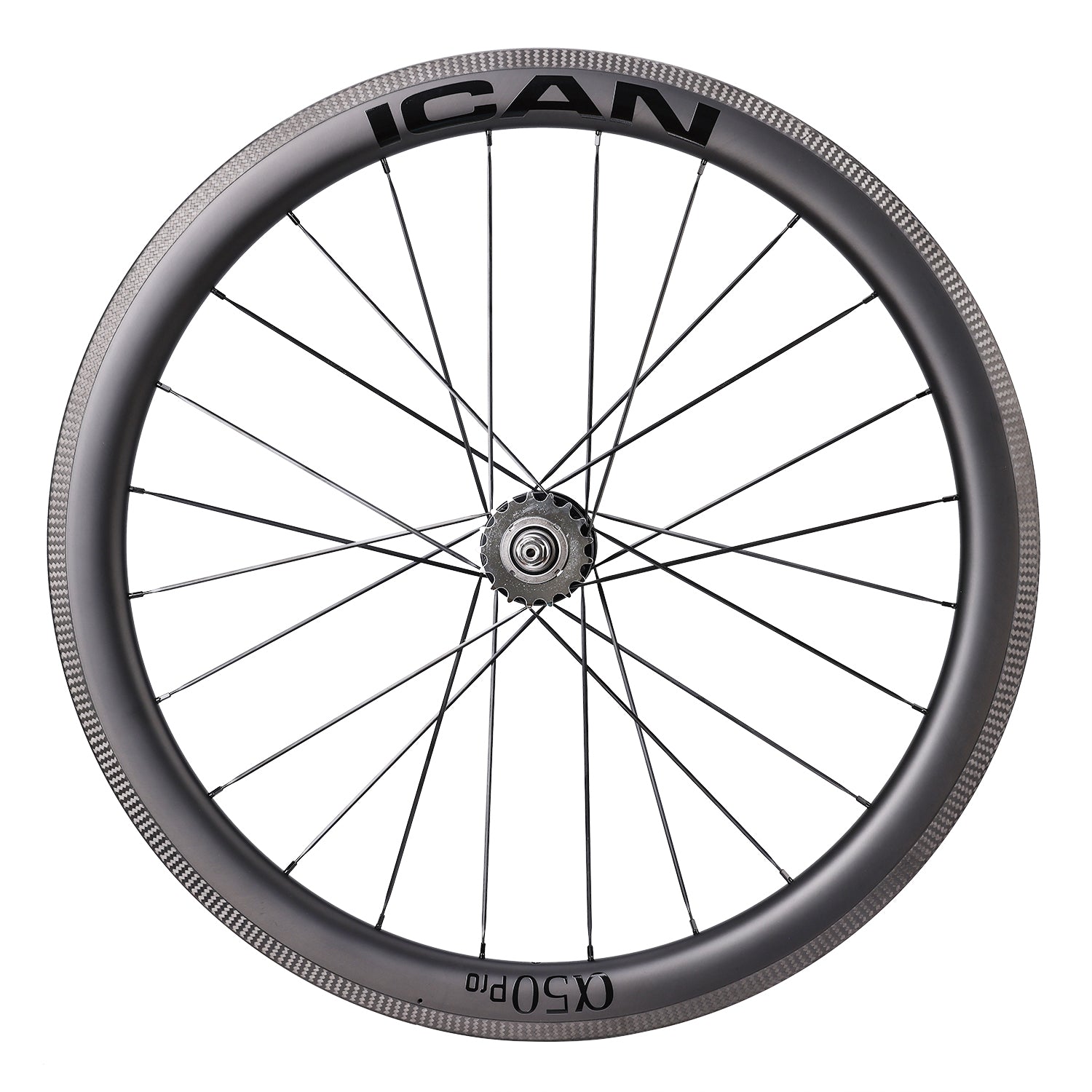 ICAN carbon 50mm Track Bike Wheels 