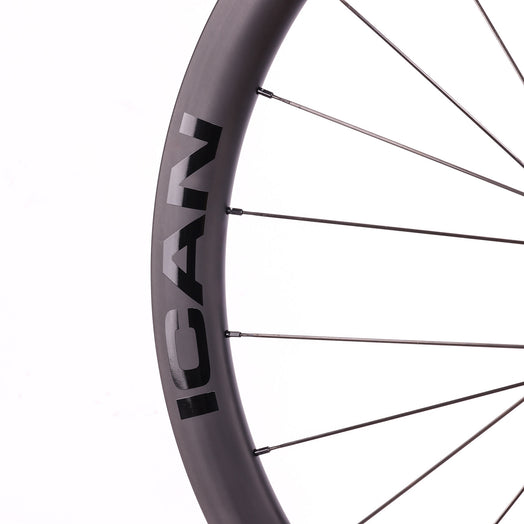 ICAN hooked gravel wheels 70C G24 SL with DT Swiss hubs